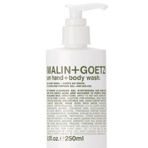 Malin+Goetz Rum Hand and Body Wash - White
